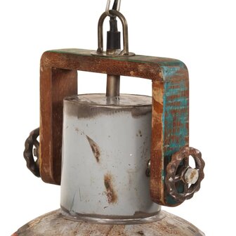 Hanglamp industrieel rond 25 W E27 30 cm meerkleurig 9