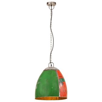 Hanglamp industrieel rond 25 W E27 42 cm meerkleurig 3
