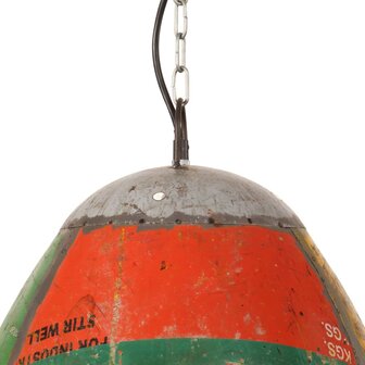 Hanglamp industrieel rond 25 W E27 42 cm meerkleurig 6