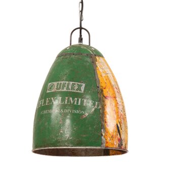 Hanglamp industrieel rond 25 W E27 32 cm meerkleurig 2