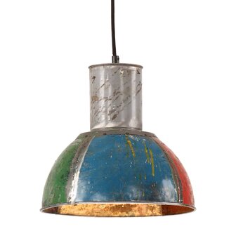 Hanglamp industrieel rond 25 W E27 28,5 cm meerkleurig 1