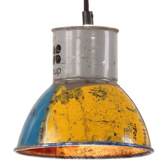 Hanglamp industrieel rond 25 W E27 17 cm meerkleurig 1