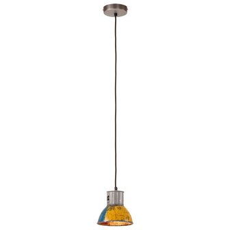 Hanglamp industrieel rond 25 W E27 17 cm meerkleurig 3