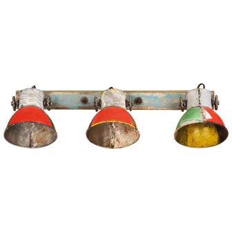 Wandlamp industrieel E27 65x25 cm meerkleurig 3