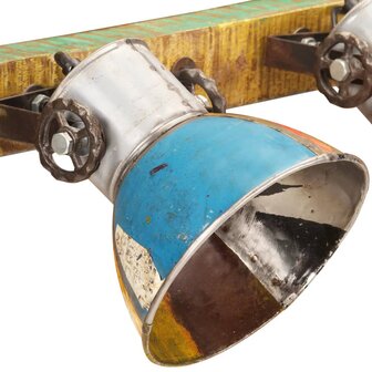 Wandlamp industrieel E27 65x25 cm meerkleurig 4