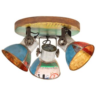 Plafondlamp industrieel 25 W E27 42x25 cm meerkleurig 1