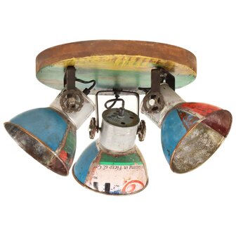 Plafondlamp industrieel 25 W E27 42x25 cm meerkleurig 2