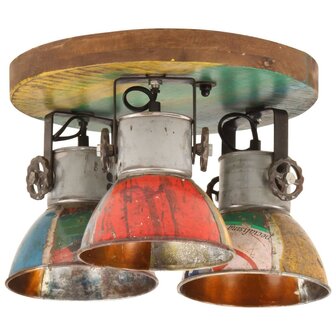 Plafondlamp industrieel 25 W E27 42x25 cm meerkleurig 4