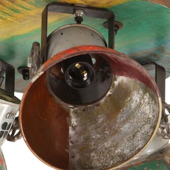 Plafondlamp industrieel 25 W E27 42x25 cm meerkleurig 6