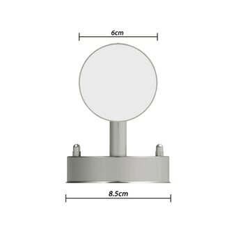 Buitenwandlamp met bewegingsdetector roestvrij staal 4