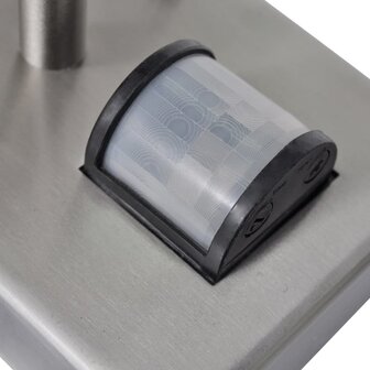 Pagode vormige RVS wandlamp met bewegingssensor 5
