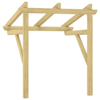 318569 Deurluifel 100x100x80 cm ge&iuml;mpregneerd grenenhout 5