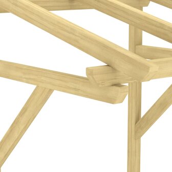 318569 Deurluifel 100x100x80 cm ge&iuml;mpregneerd grenenhout 6
