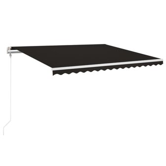 Luifel automatisch uittrekbaar 400x350 cm antracietkleurig 2