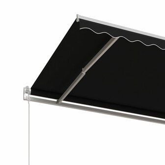 Luifel automatisch uittrekbaar 400x350 cm antracietkleurig 5