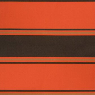 Luifel automatisch uitschuifbaar 3x2,5 m oranje en bruin 8