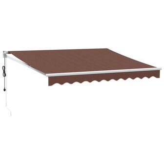 Luifel automatisch uittrekbaar 300x250 cm bruin 2