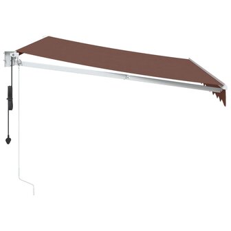 Luifel automatisch uittrekbaar 300x250 cm bruin 4