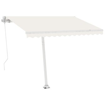 Luifel vrijstaand automatisch 300x250 cm cr&egrave;mekleurig 2