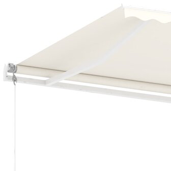 Luifel vrijstaand automatisch 300x250 cm cr&egrave;mekleurig 6