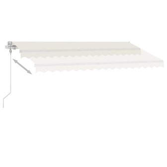 Luifel vrijstaand automatisch 450x300 cm cr&egrave;mekleurig 5