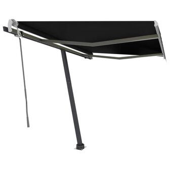 Luifel vrijstaand handmatig uittrekbaar 300x250 cm antraciet 2
