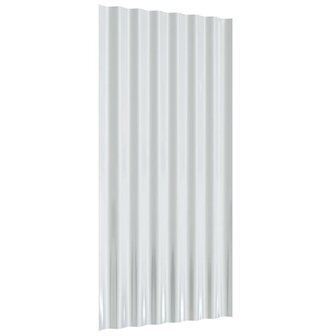 Dakpanelen 36 st 80x36 cm gepoedercoat staal bruin 5