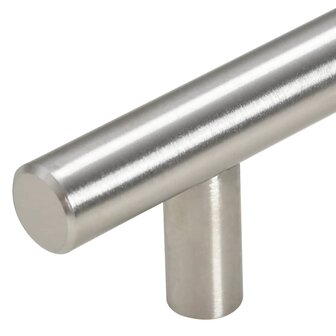 Handvatten 10 st 64 mm roestvrij staal zilverkleurig 8