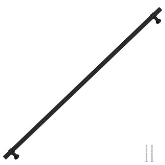 Handvatten 5 st 480 mm roestvrij staal zwart 3