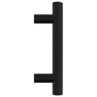 Handvatten 20 st 64 mm roestvrij staal zwart 6
