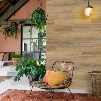 WallArt Planken hout-look natuurlijk eiken lichtbruin 5