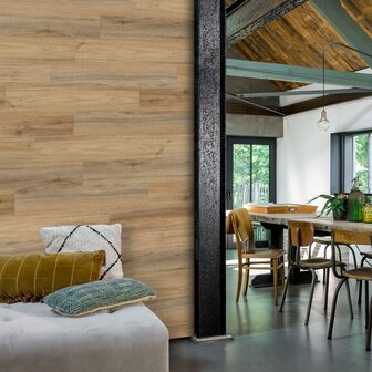 WallArt Planken hout-look natuurlijk eiken lichtbruin 6