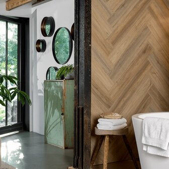 WallArt Planken hout-look natuurlijk eiken lichtbruin 7