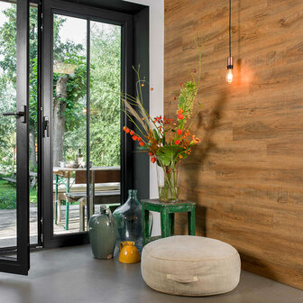 WallArt Planken hout-look gerecycled eikenhout roestbruin 4
