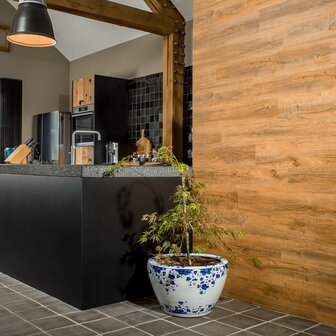 WallArt Planken hout-look gerecycled eikenhout roestbruin 5