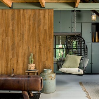 WallArt Planken hout-look gerecycled eikenhout roestbruin 8