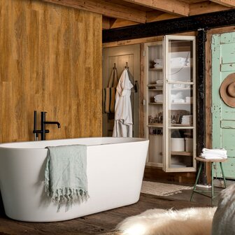 WallArt Planken hout-look gerecycled eikenhout roestbruin 9