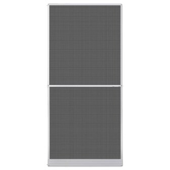 Hordeur met scharnieren 100x215 cm wit 2