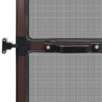 Hordeur met scharnieren 100x215 cm bruin 6