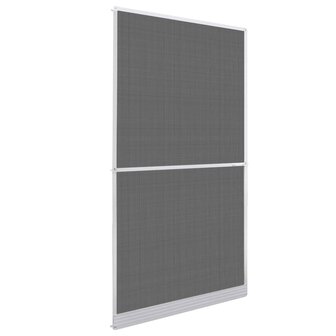Hordeur met scharnieren 120x240 cm wit 1