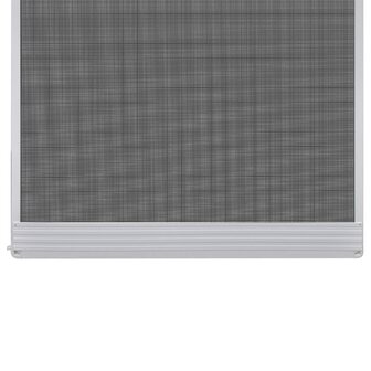 Hordeur met scharnieren 120x240 cm wit 3