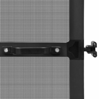 Hordeur met scharnieren 100x215 cm antraciet 5