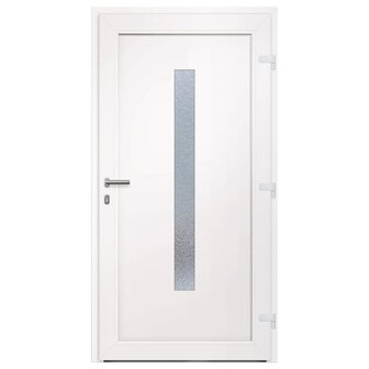Voordeur 108x208 cm PVC antracietkleurig 4