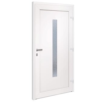 Voordeur 108x208 cm PVC antracietkleurig 5
