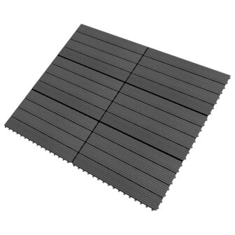Terrastegels 6 st 60x30 cm 1,08 m&sup2; HKC zwart 2