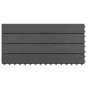Terrastegels 6 st 60x30 cm 1,08 m&sup2; HKC zwart 3