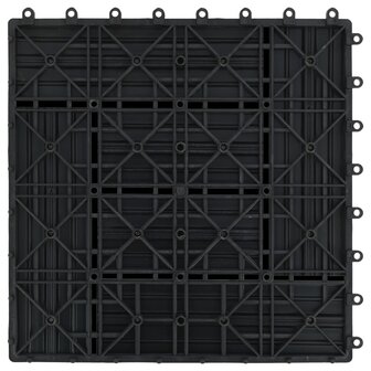22 st Terrastegels 30x30 cm 2 m&sup2; HKC zwart 6