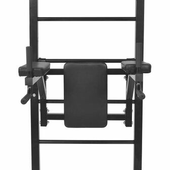 Fitnessapparaat wandgemonteerd zwart 6