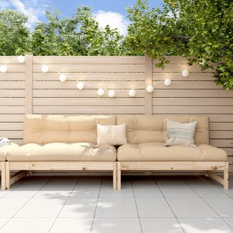 Tuinmiddenbanken 2 st 120x80 cm massief grenenhout 1