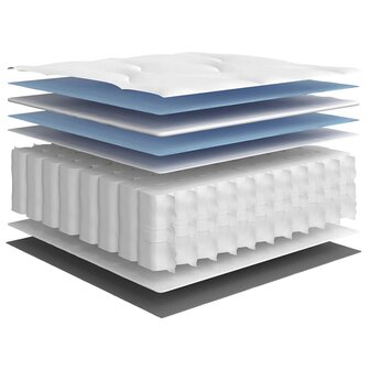Pocketveringmatras voor kinderen middelhard 80x160 cm 6